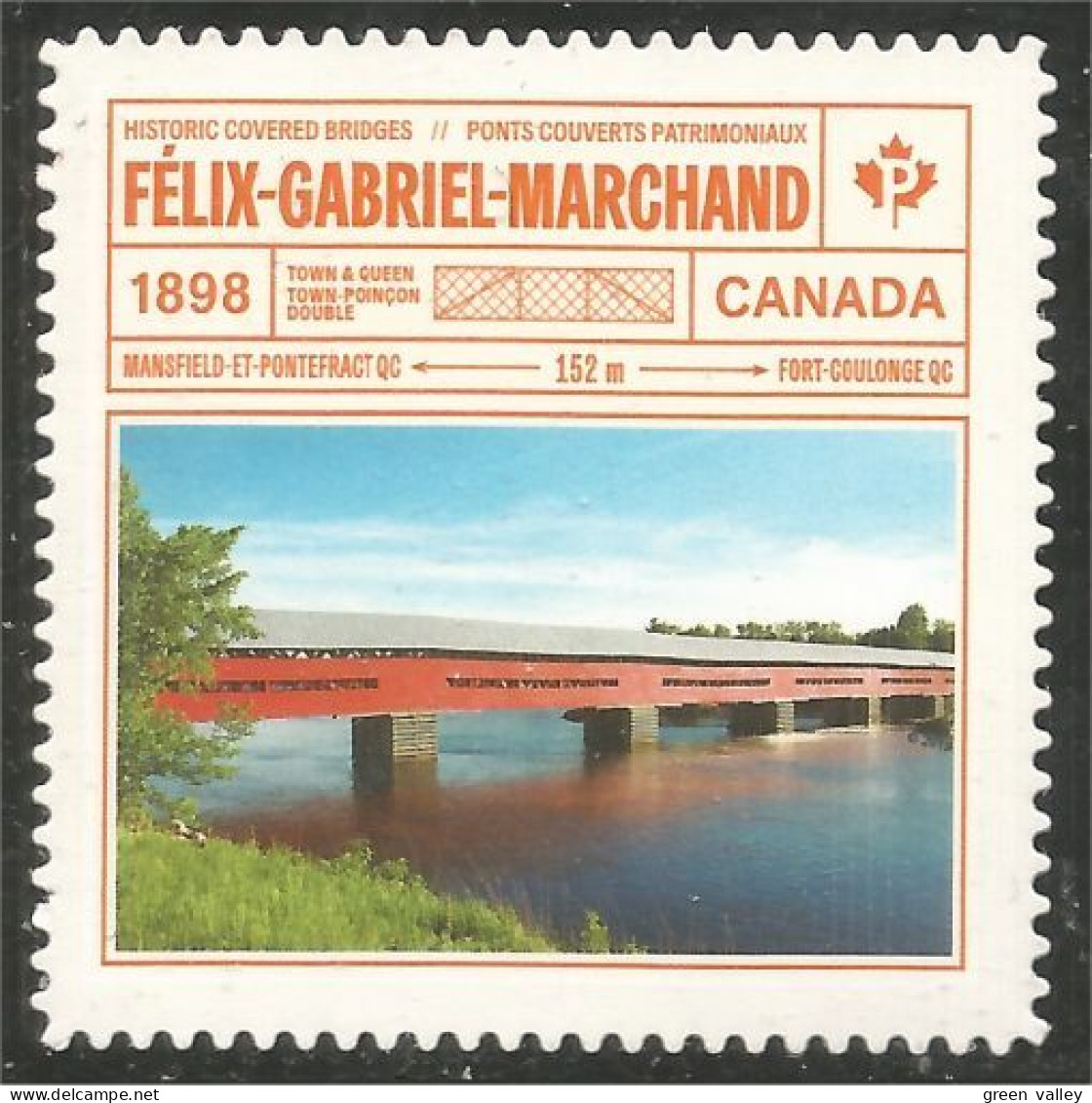 Canada Pont Couvert Bridge Felix Marchand Annual Collection Annuelle MNH ** Neuf SC (C31-83ia) - Unused Stamps