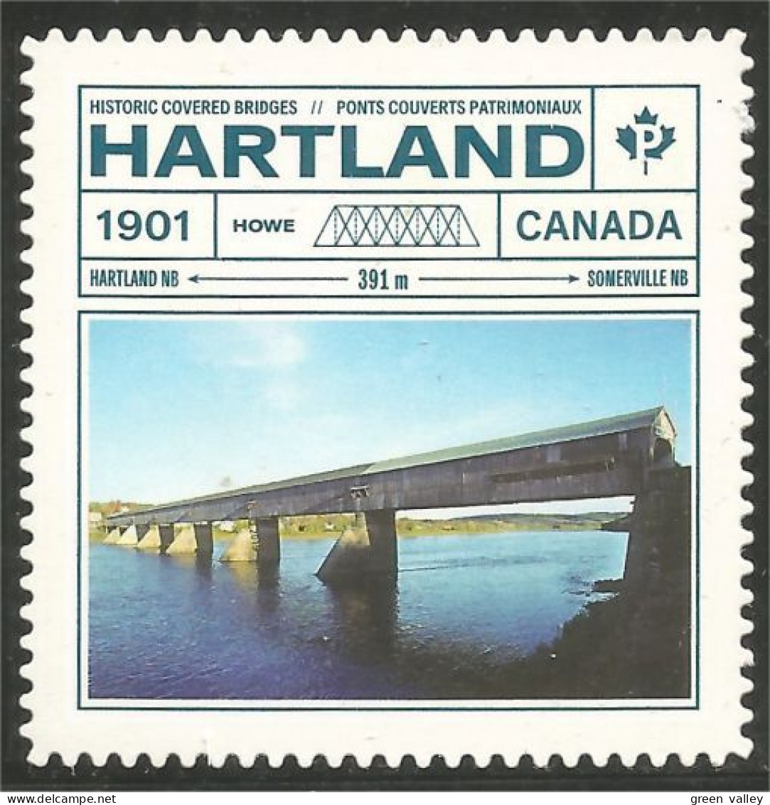 Canada Pont Couvert Bridge Hartland Annual Collection Annuelle MNH ** Neuf SC (C31-81ib) - Brücken