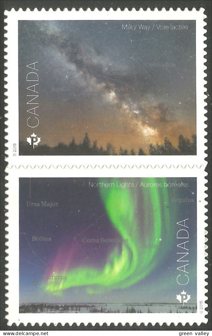 Canada Astronomie Astronomy Milky Way Aurore Annual Collection Annuelle MNH ** Neuf SC (C31-04ib) - Nuevos