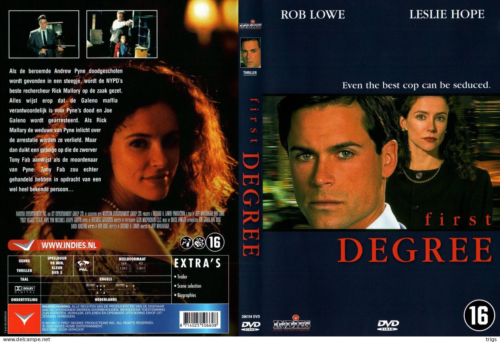 DVD - First Degree - Crime
