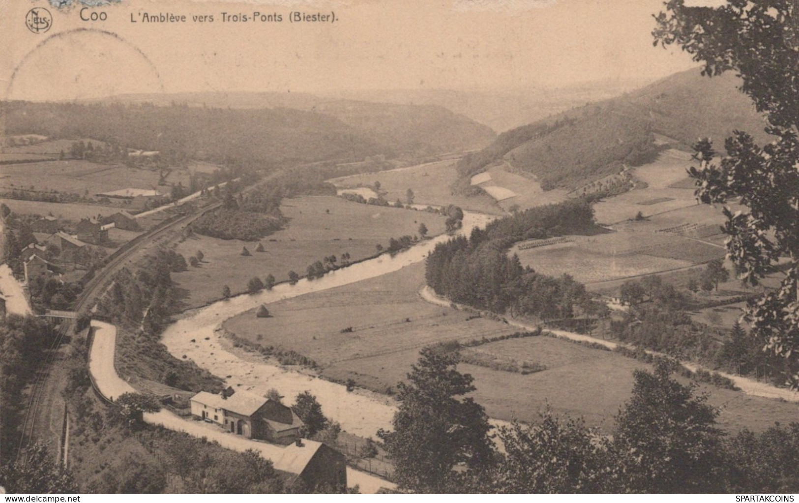 BELGIUM COO WATERFALL Province Of Liège Postcard CPA #PAD053.GB - Stavelot