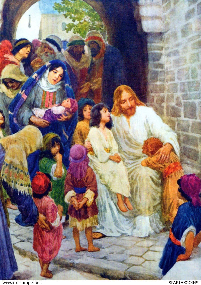 JESUS CHRIST Religion Vintage Postcard CPSM #PBQ097.GB - Gesù