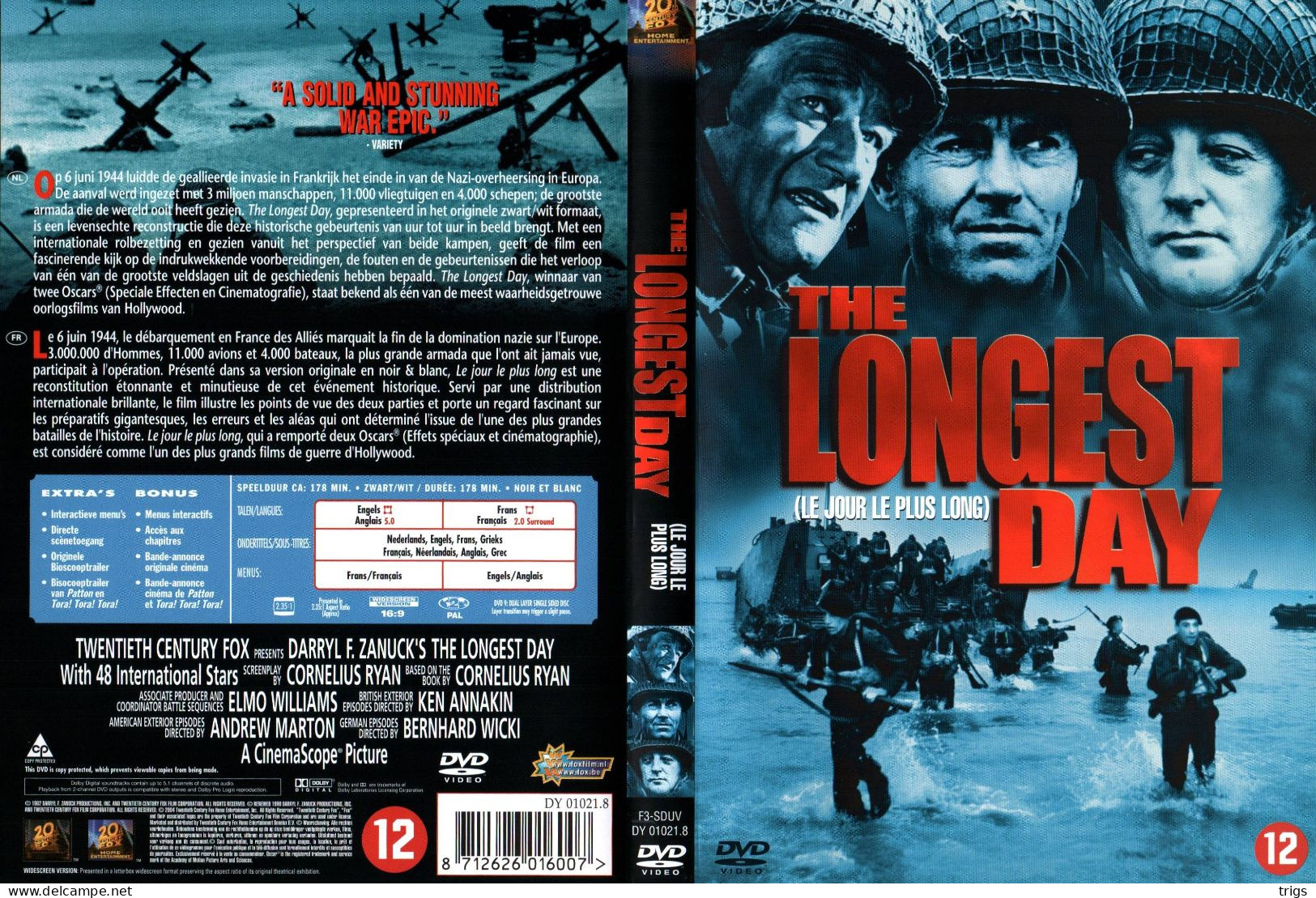 DVD - The Longest Day - Drame