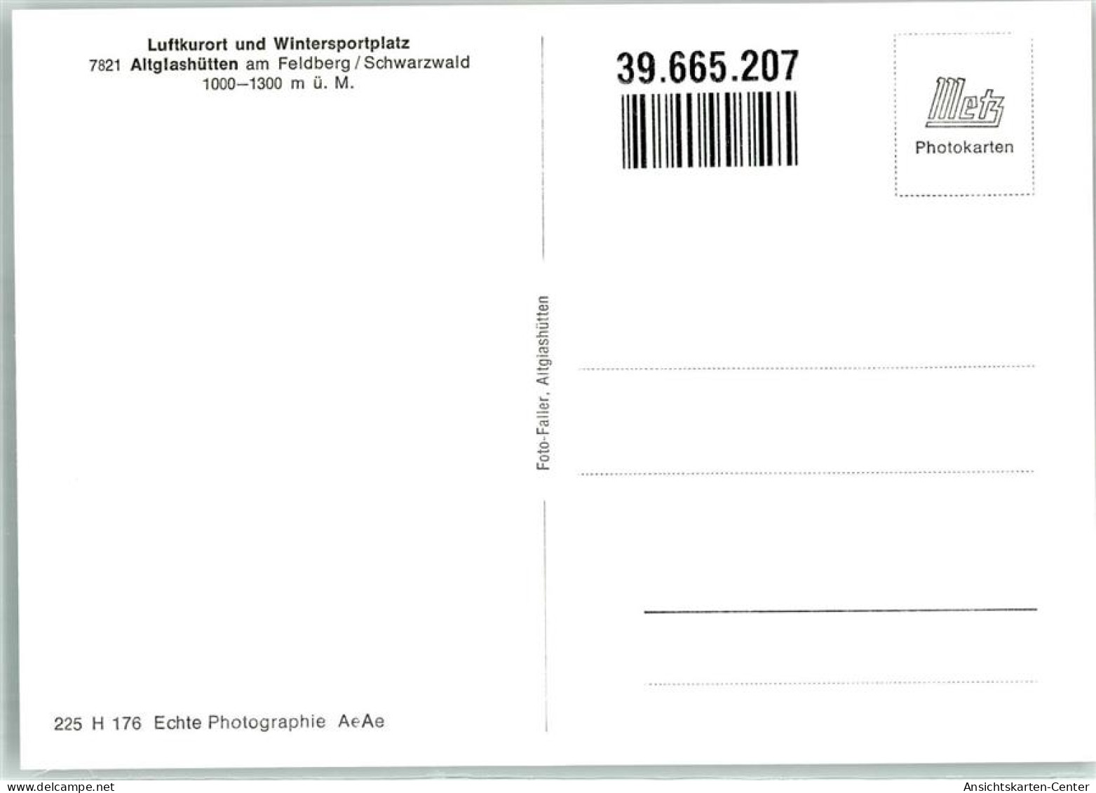 39665207 - Altglashuetten , Schwarzw - Feldberg