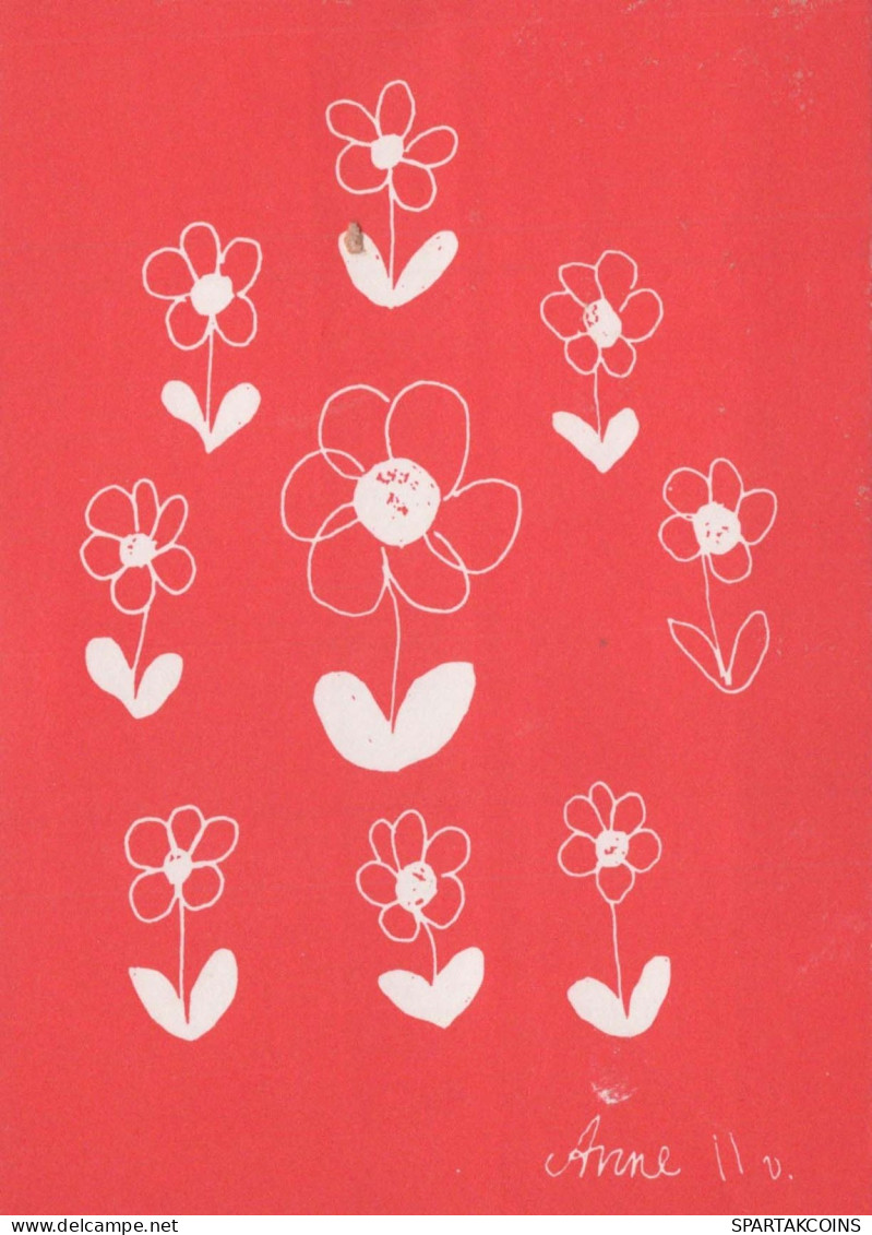 FIORI Vintage Cartolina CPSM #PBZ719.IT - Flowers