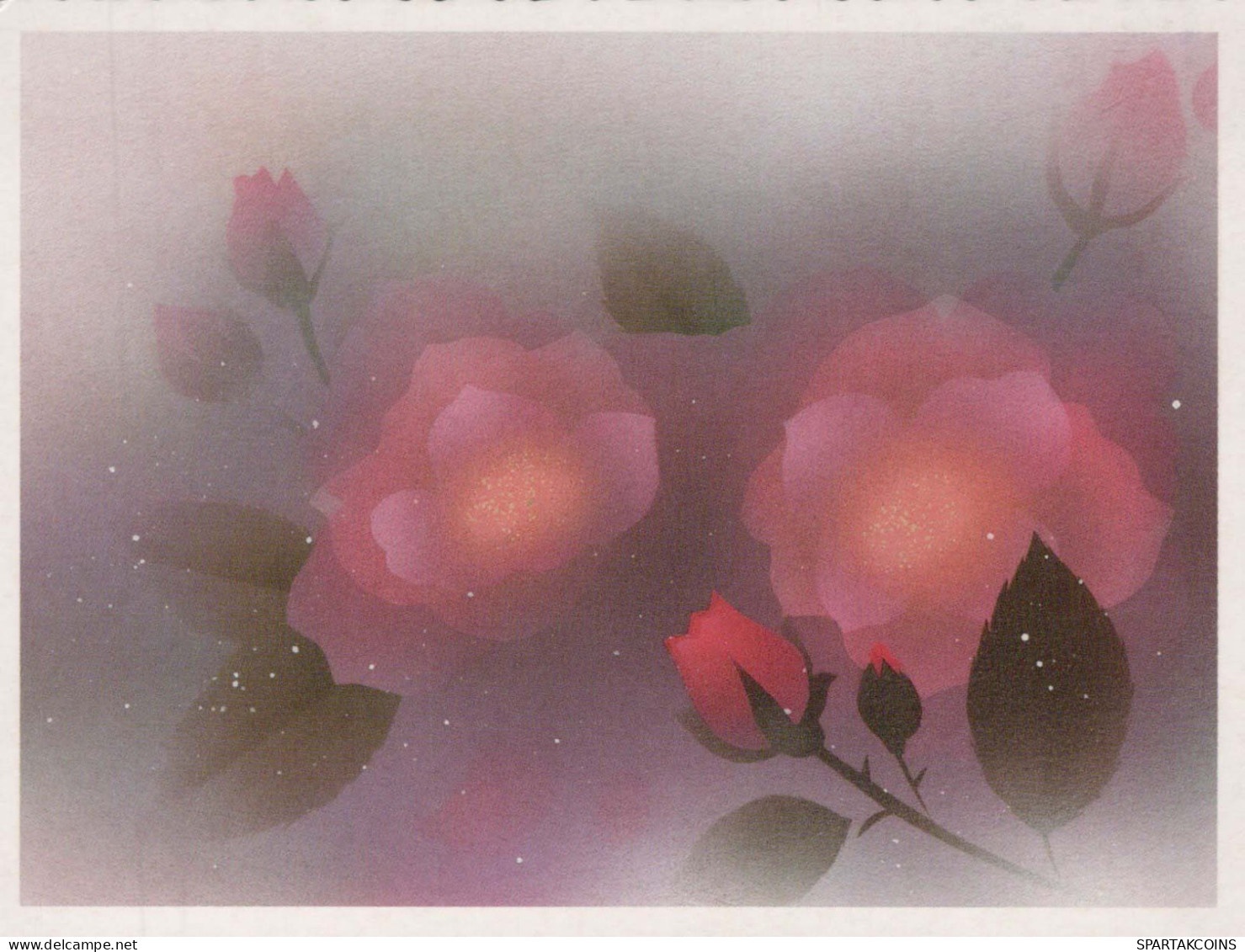 FIORI Vintage Cartolina CPSM #PBZ659.IT - Flores