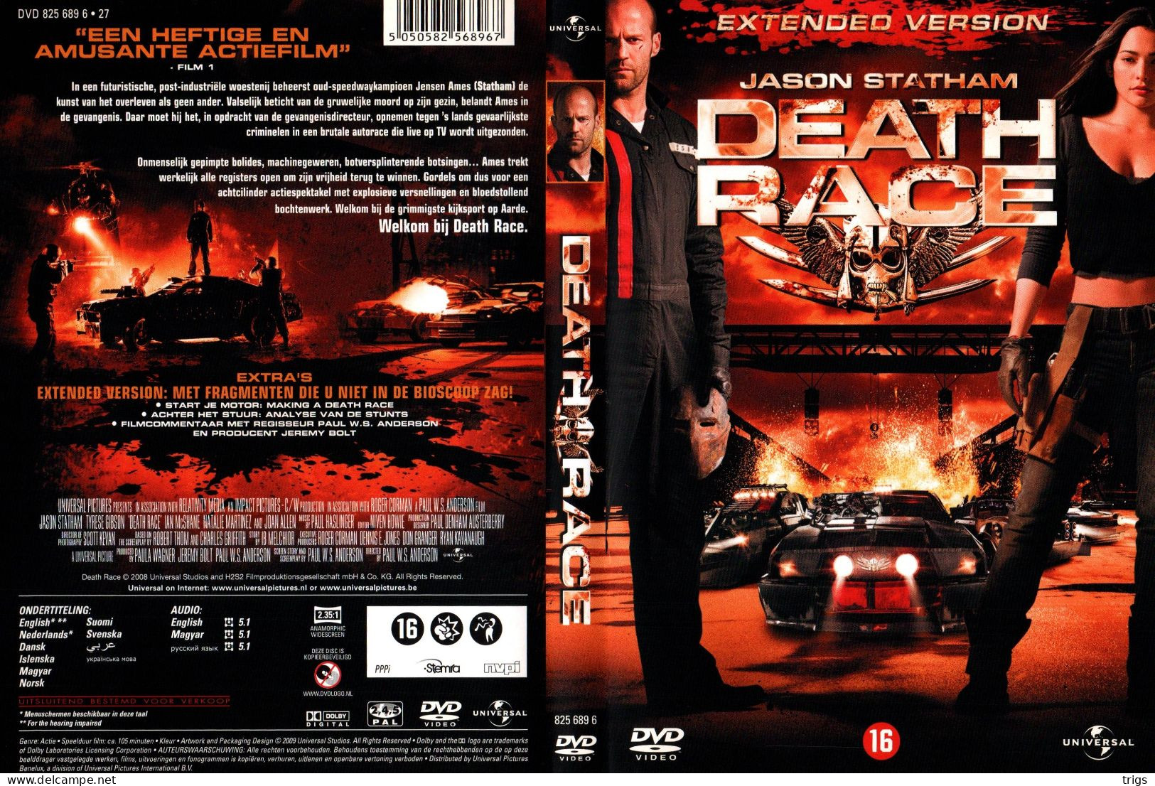 DVD - Death Race - Acción, Aventura