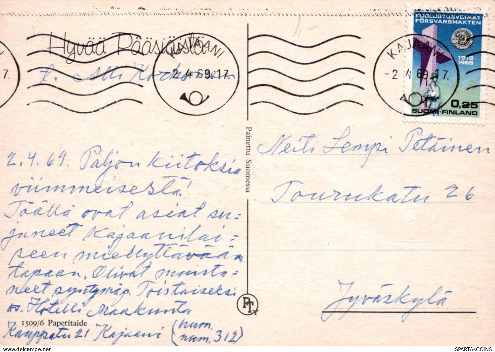 PASQUA CONIGLIO UOVO Vintage Cartolina CPSM #PBO393.IT - Pascua