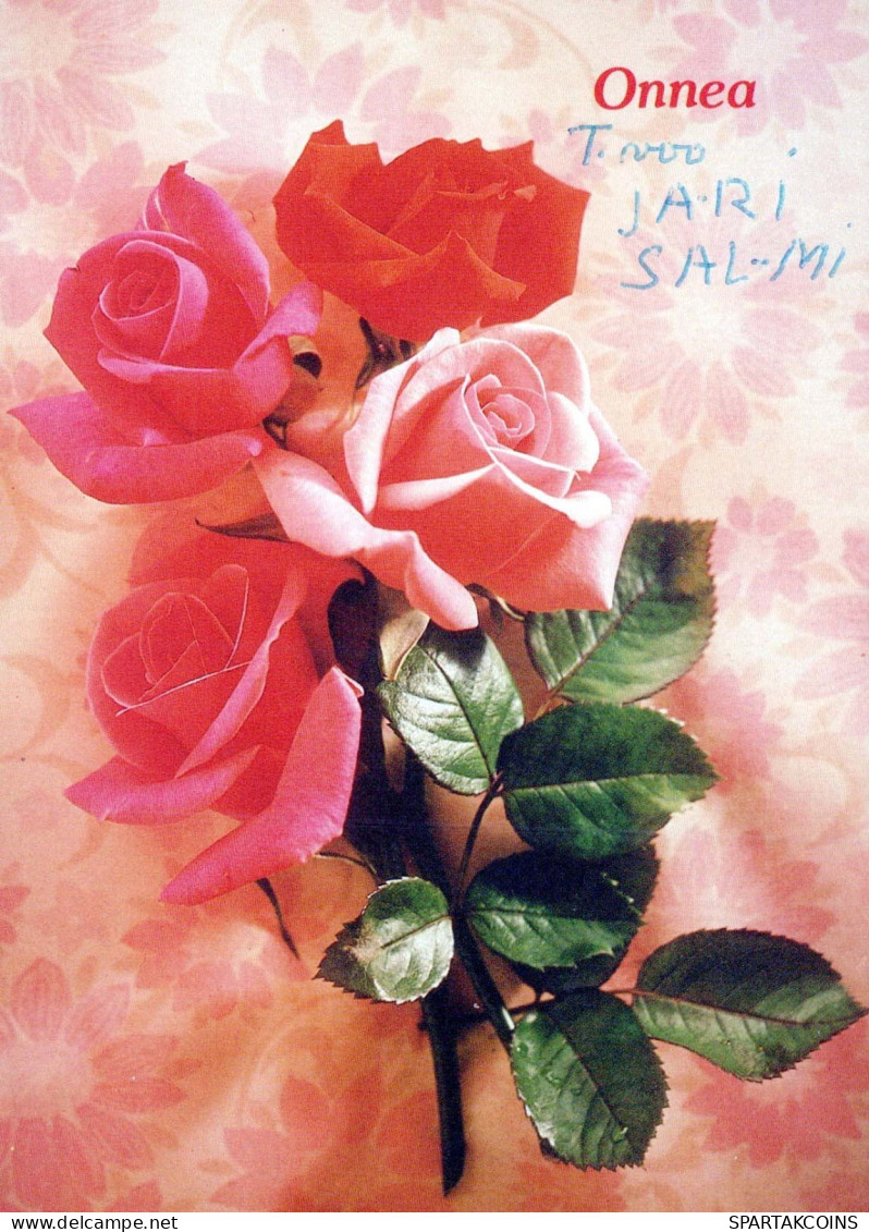 FIORI Vintage Cartolina CPSM #PAS552.IT - Flores