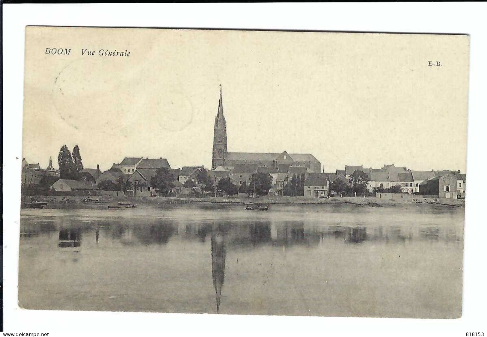 BOOM   Vue Générale  1908  (zegel Verwijderd) - Boom