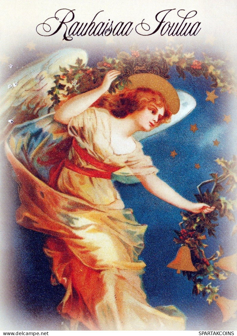 ANGELO Buon Anno Natale Vintage Cartolina CPSM #PAJ246.IT - Angels