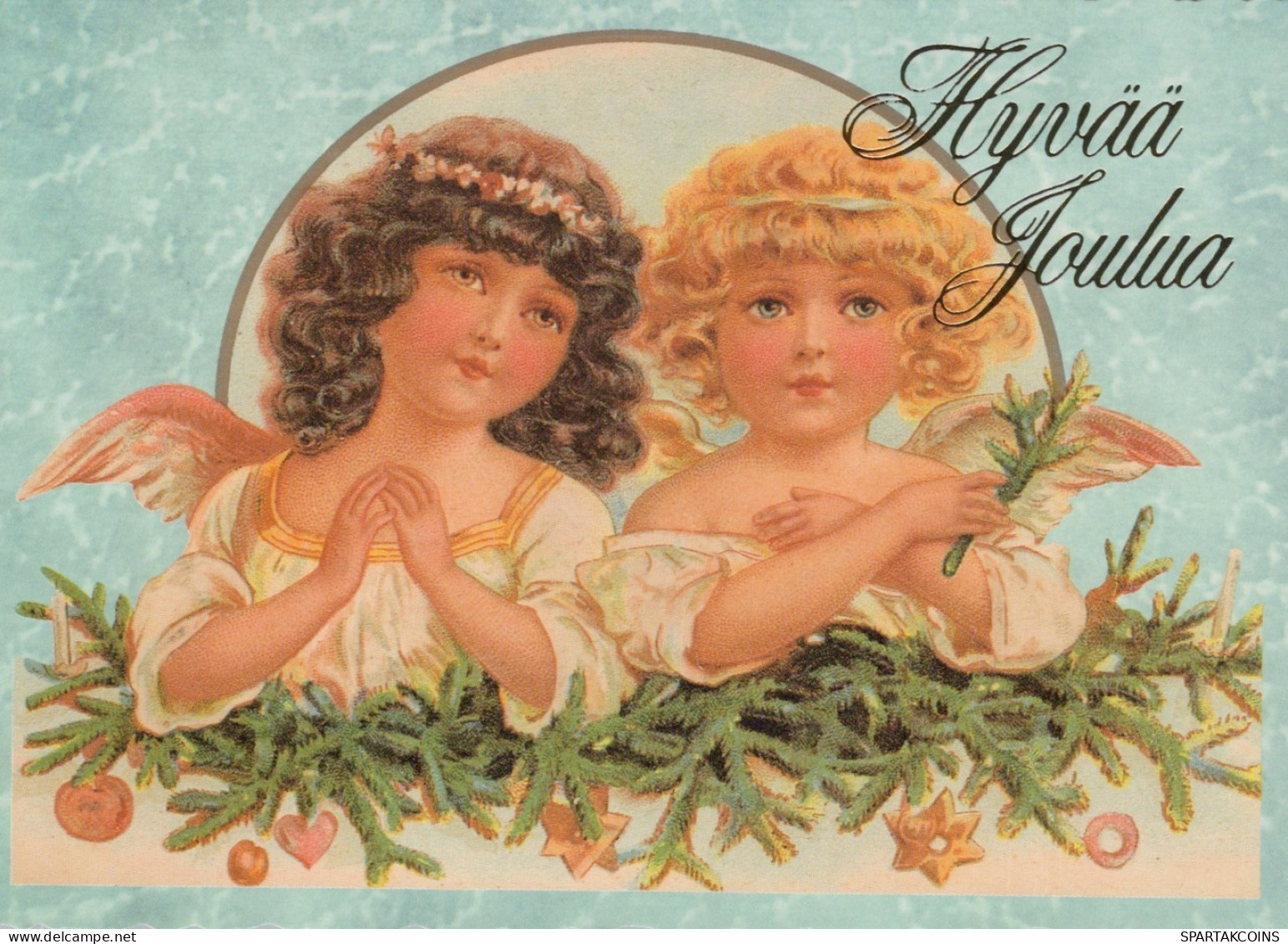ANGELO Buon Anno Natale Vintage Cartolina CPSM #PAH041.IT - Angels