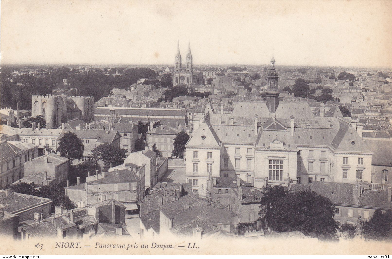 LOT De 2 CPA DPT 79 - NIORT - LL N° 22 Et 63. Il Manque Le Dos Des Cartes. - Niort