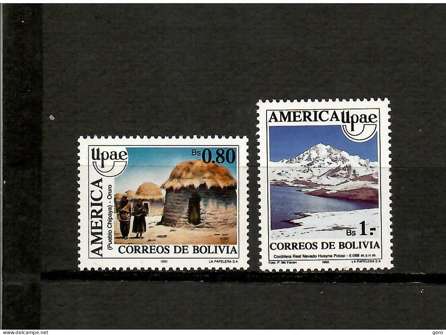 Bolivia  1990  ,-   Y&T   Nº   757/58   ** - Bolivien