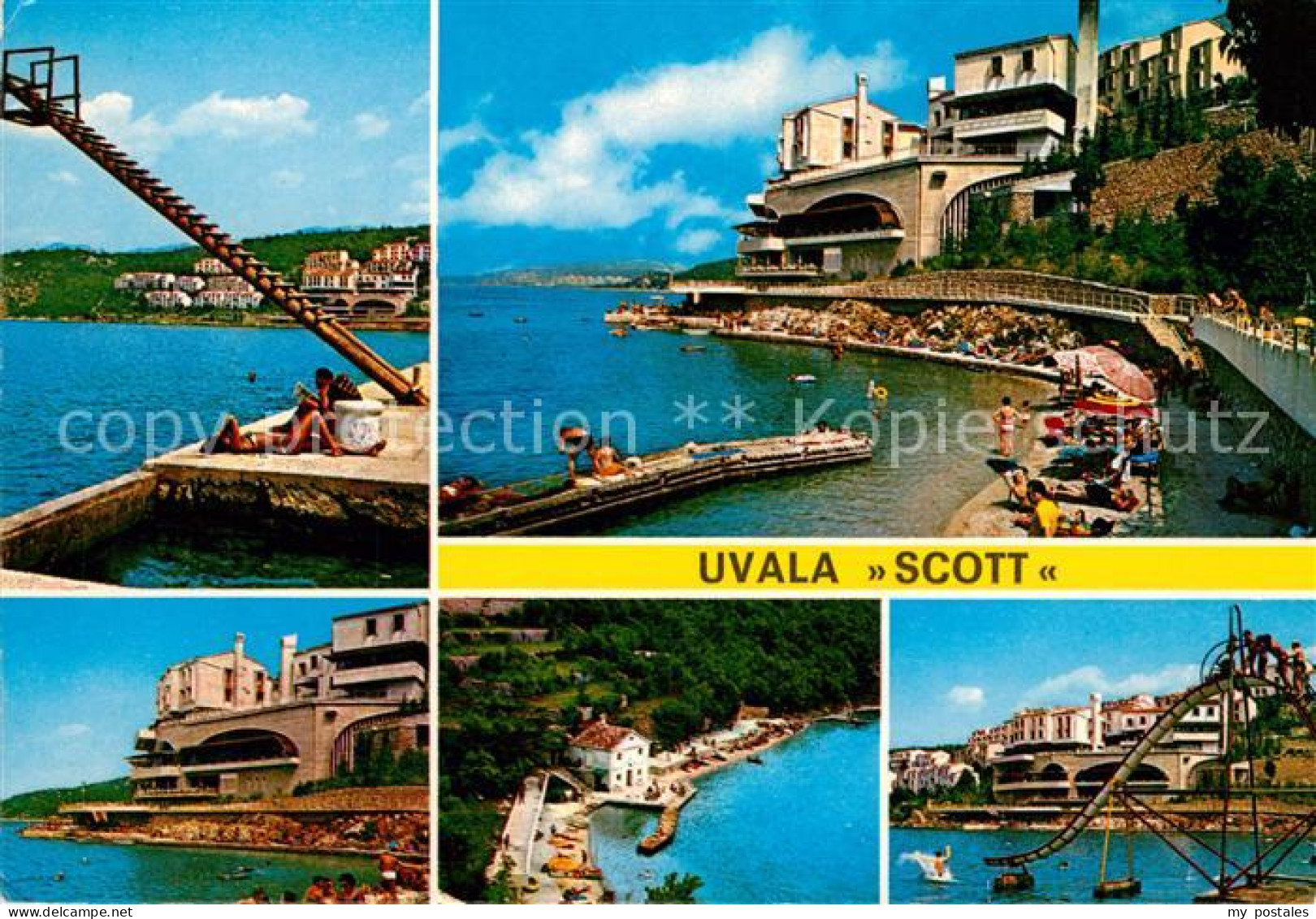 73227054 Uvala Hotels Am Strand Rutschbahn Sprungturm Uvala - Serbia