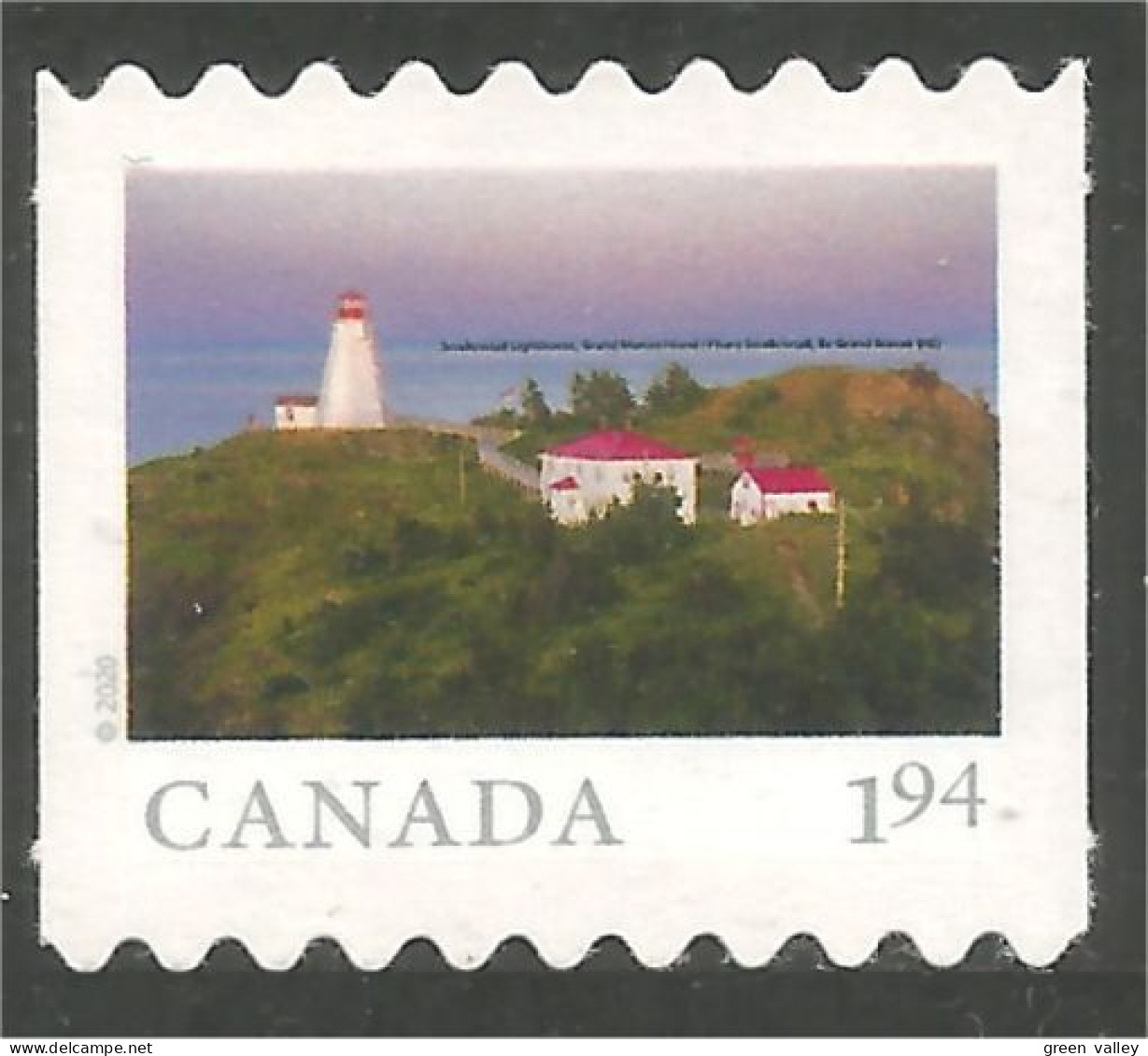 Canada Phare Swallowtail Lighthouse Grand Manan Annual Collection Annuelle MNH ** Neuf SC (C32-27ib) - Nuovi