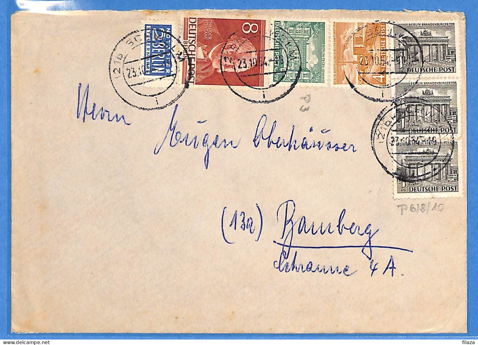 Berlin West 1954 - Lettre De Schwelm - G33065 - Briefe U. Dokumente