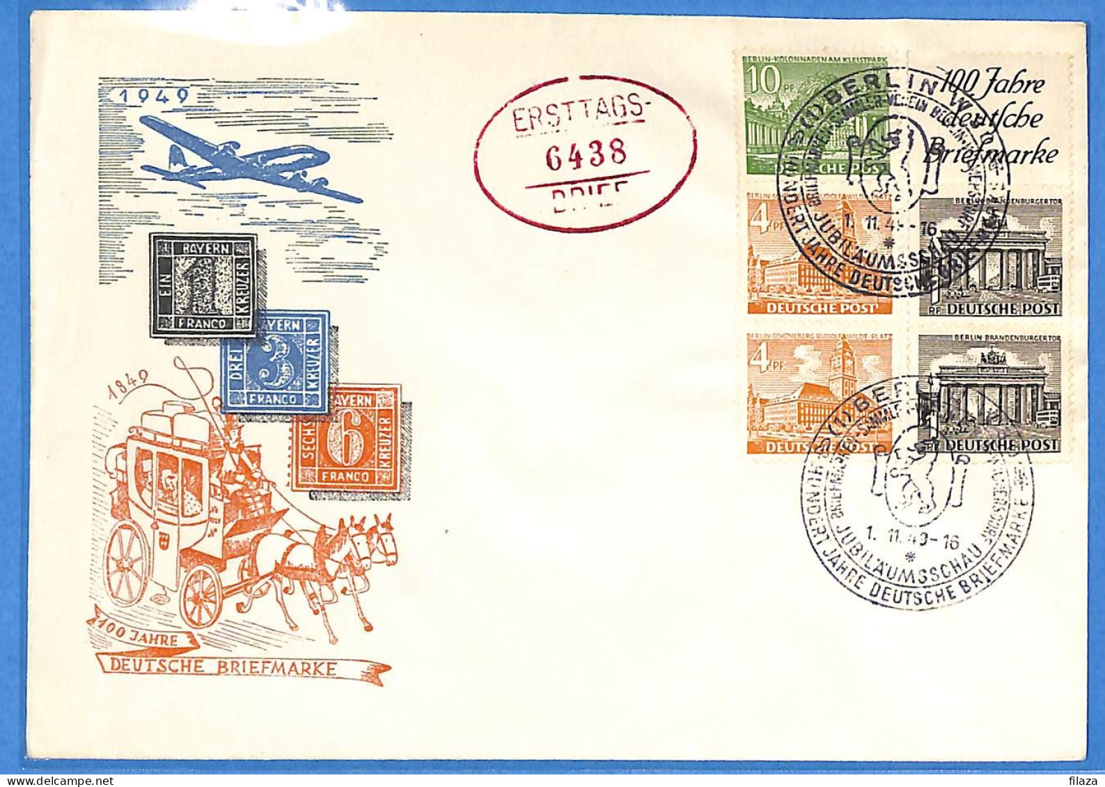 Berlin West 1949 - Lettre De Berlin - G33053 - Briefe U. Dokumente