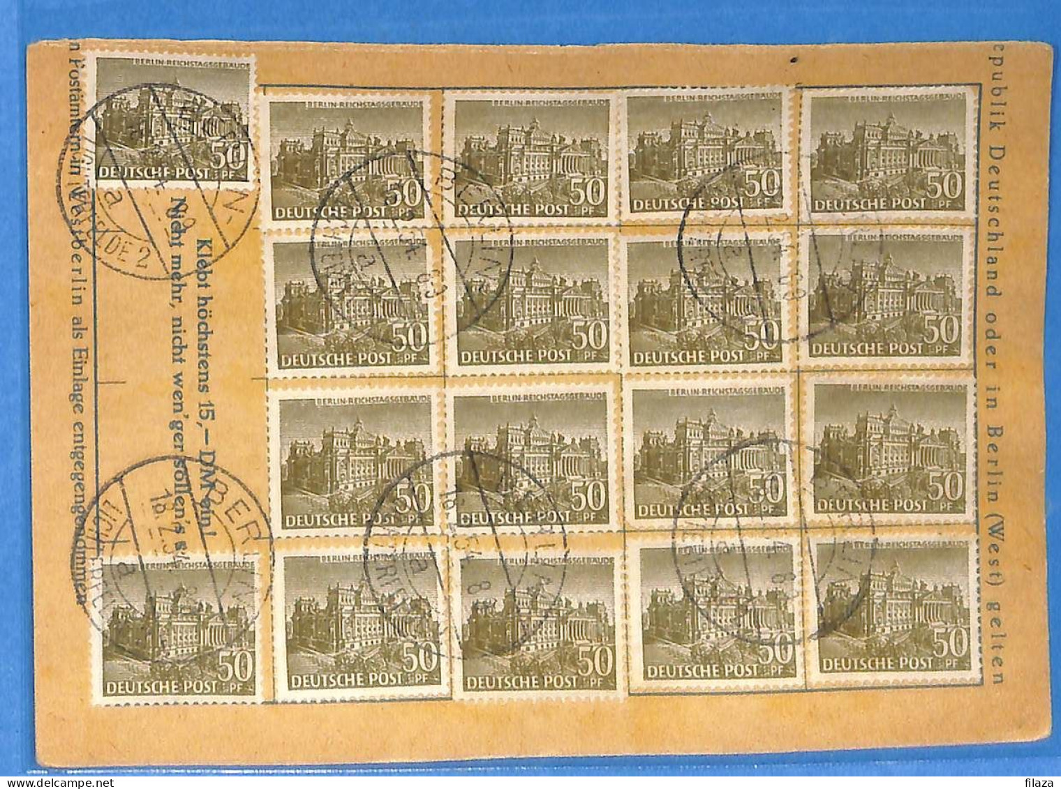 Berlin West 1954 - Carte Postale De Berlin - G33048 - Cartas & Documentos