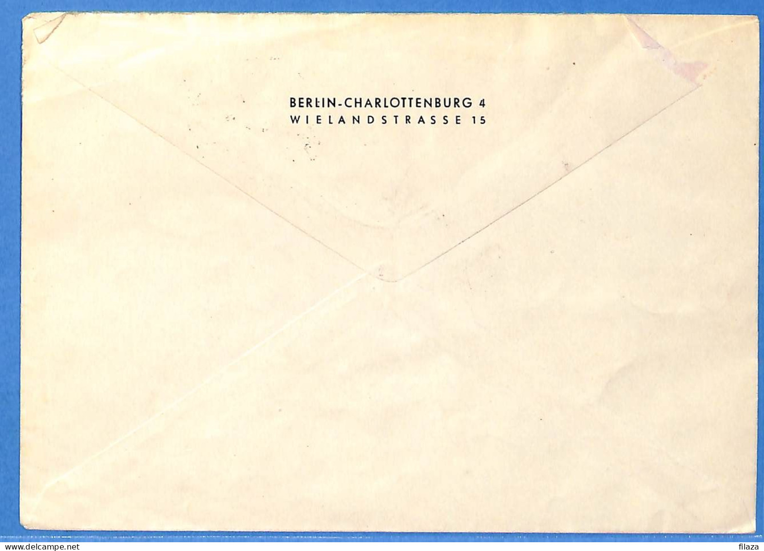 Berlin West 1954 - Lettre Par Avion De Berlin - G33002 - Covers & Documents