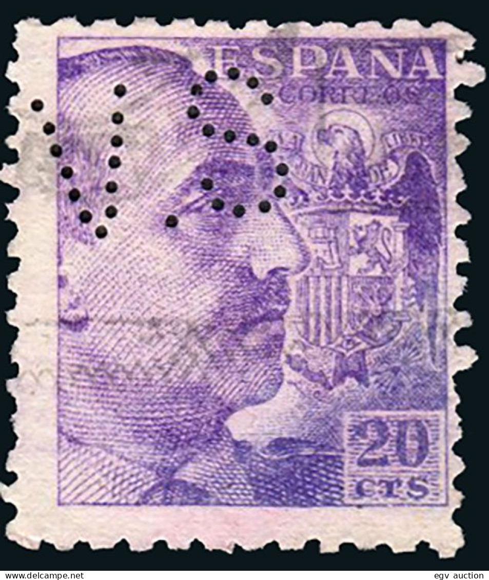 Madrid - Perforado - Edi O 922 - "V.S" (Librería) - Used Stamps