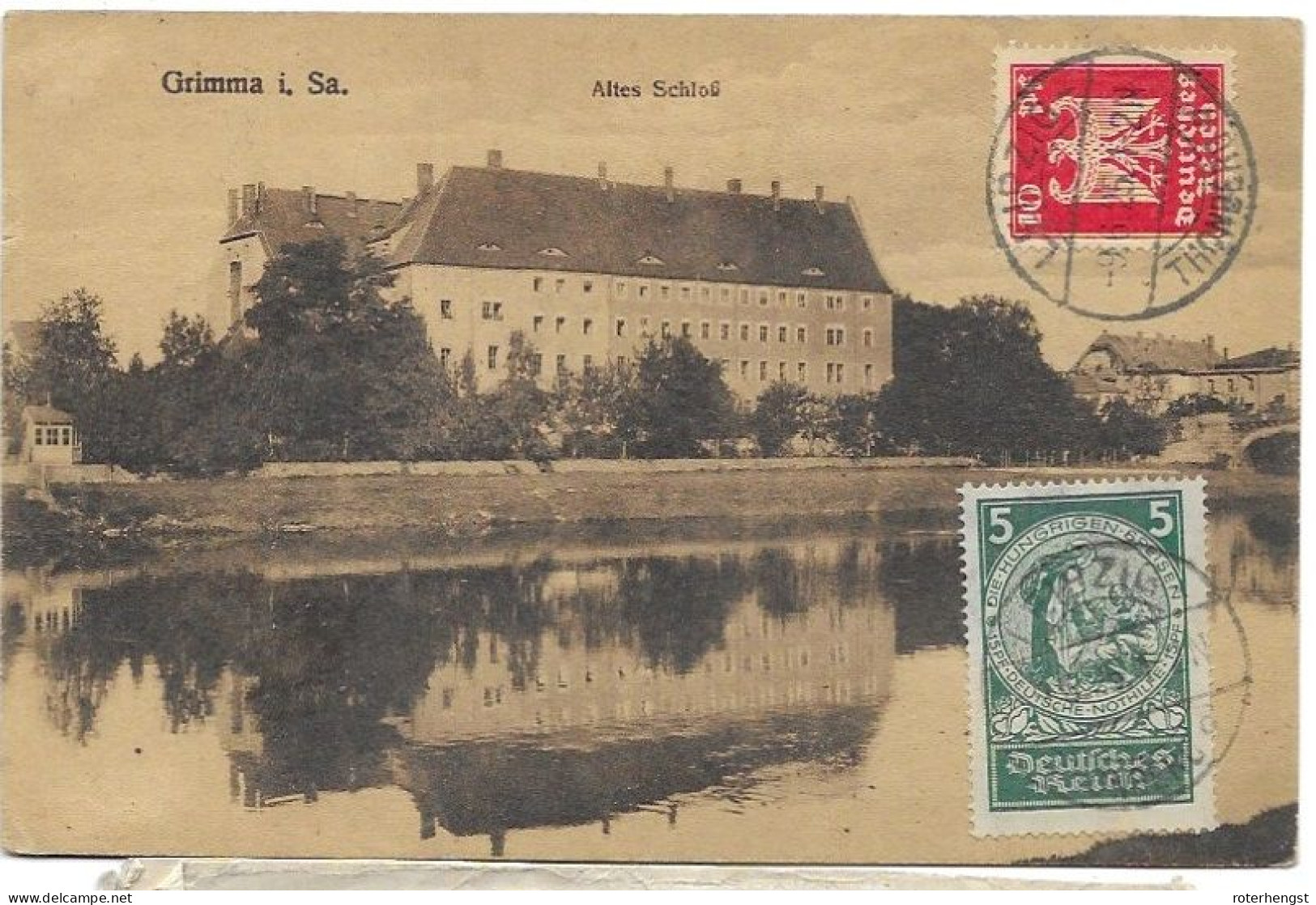 Germany Card Leipzig Thonberg 1924 - Briefe U. Dokumente