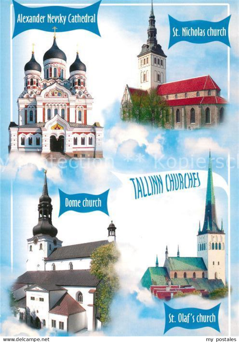 73225802 Tallinn Alexander Nevsky Cathedral St Nicolas Church Dome Church St Ola - Estland