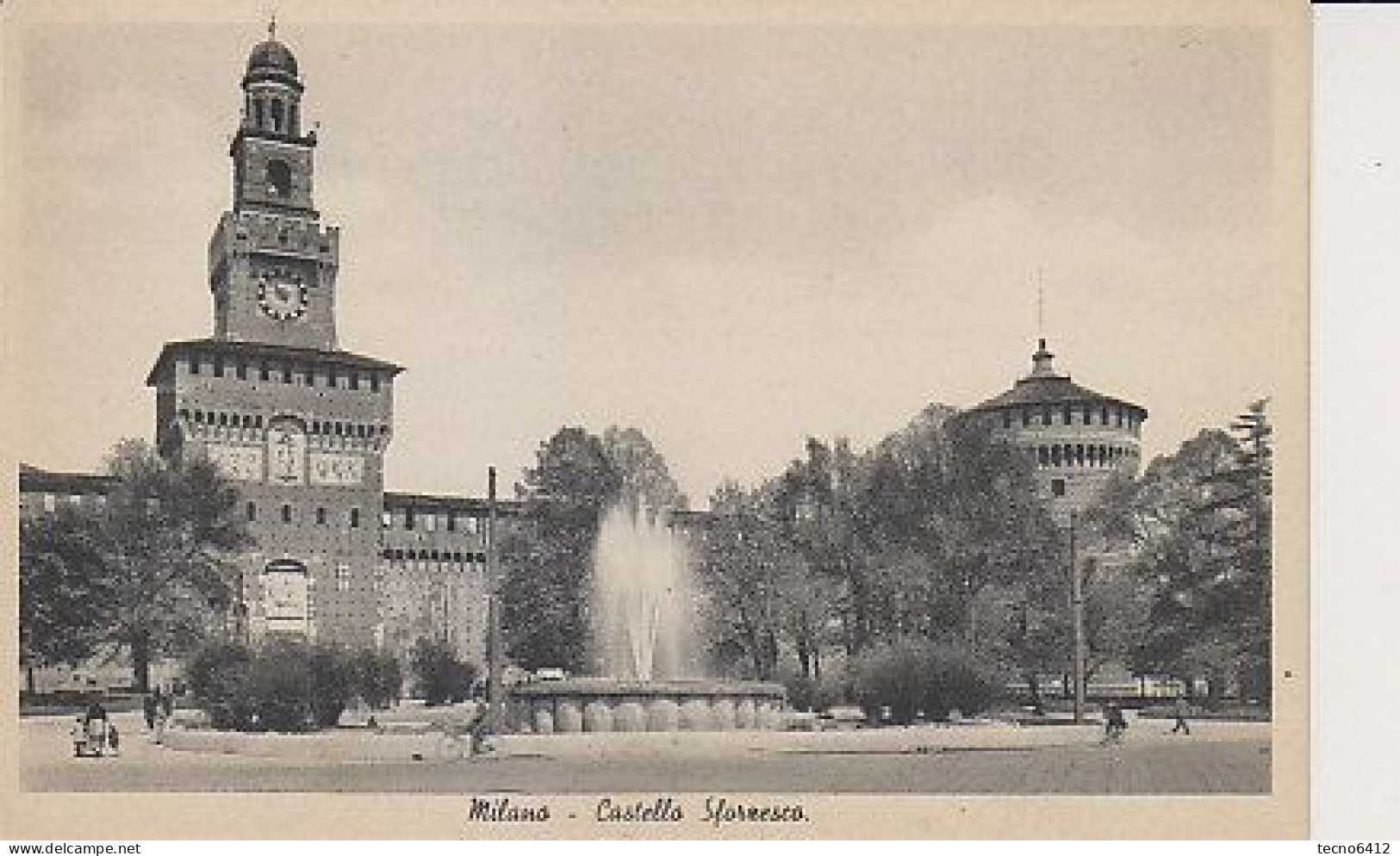 Milano - Castello Sforzesco - Non Viaggiata - Milano (Milan)