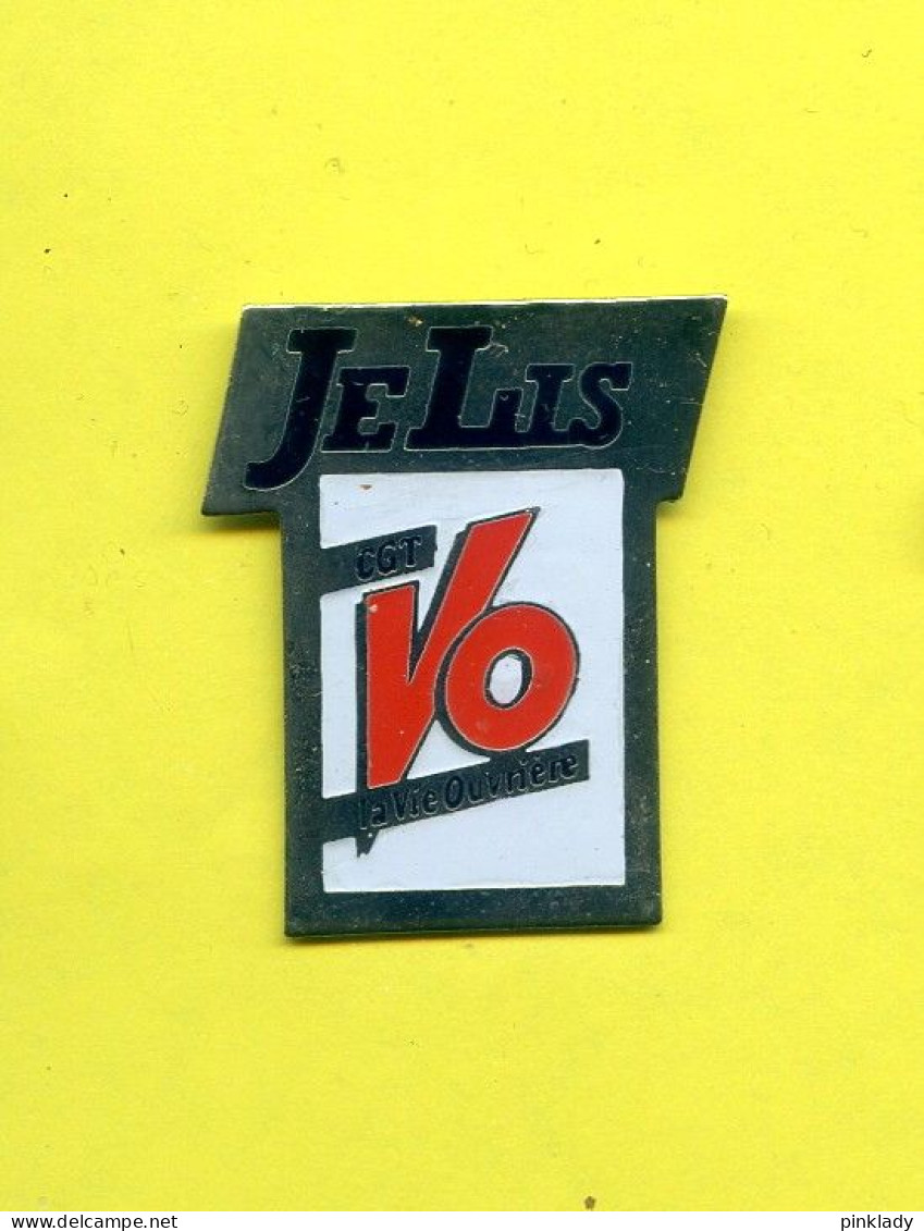 Rare Pins Politique Syndicat Cgt Vo H197 - Administrations