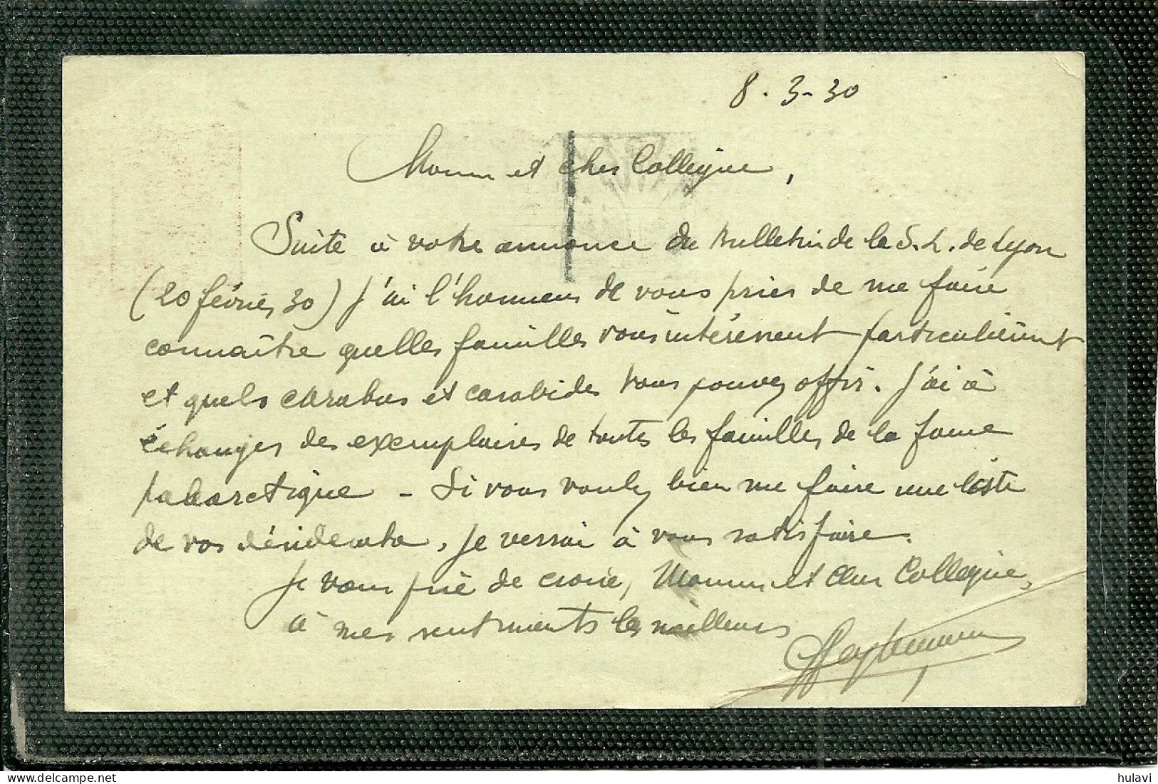 ENTIER POSTAL DE BELGIQUE (ref 586) - Cartes Postales 1909-1934