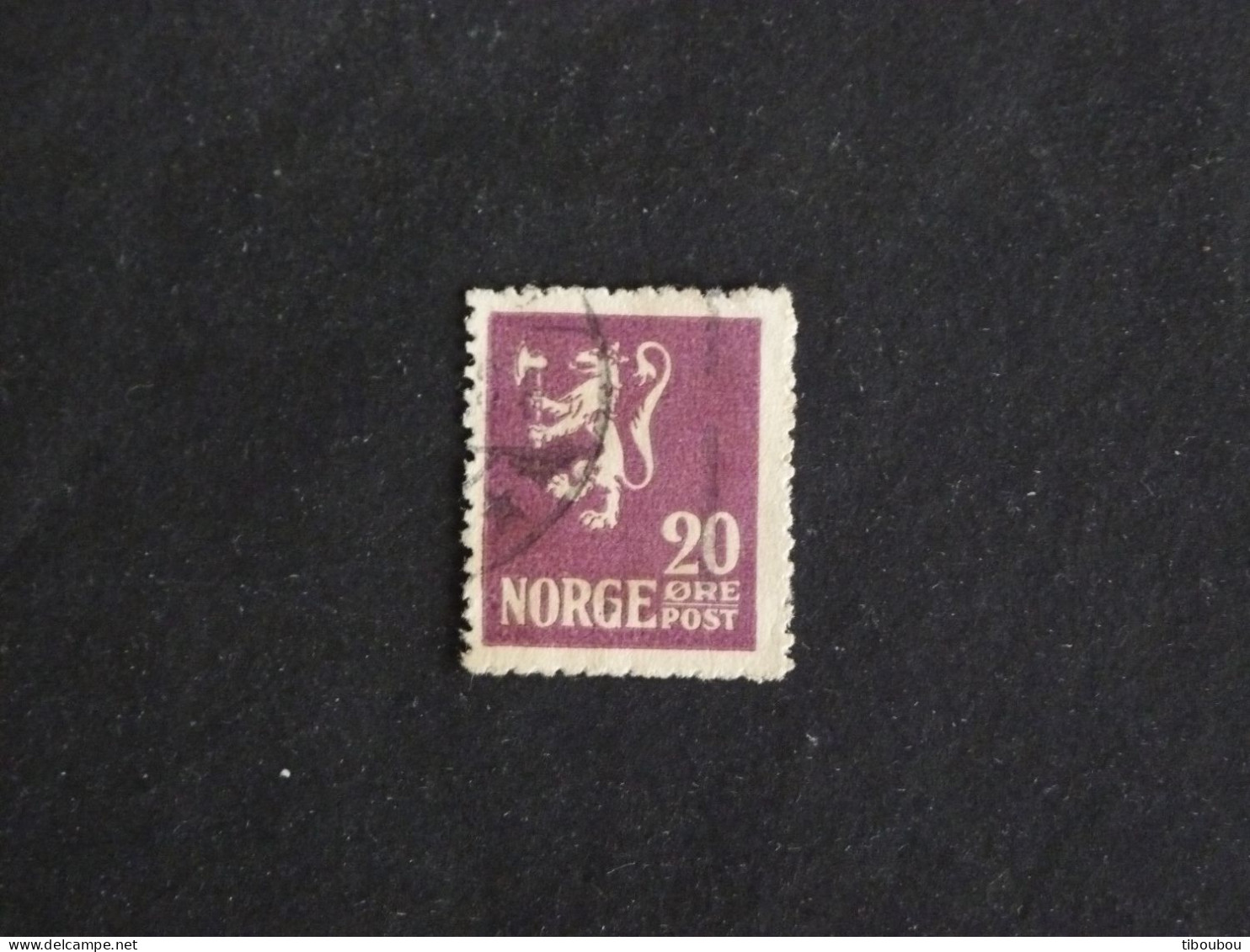 NORVEGE NORWAY NORGE NOREG YT 98 OBLITERE - LION HERALDIQUE - Used Stamps