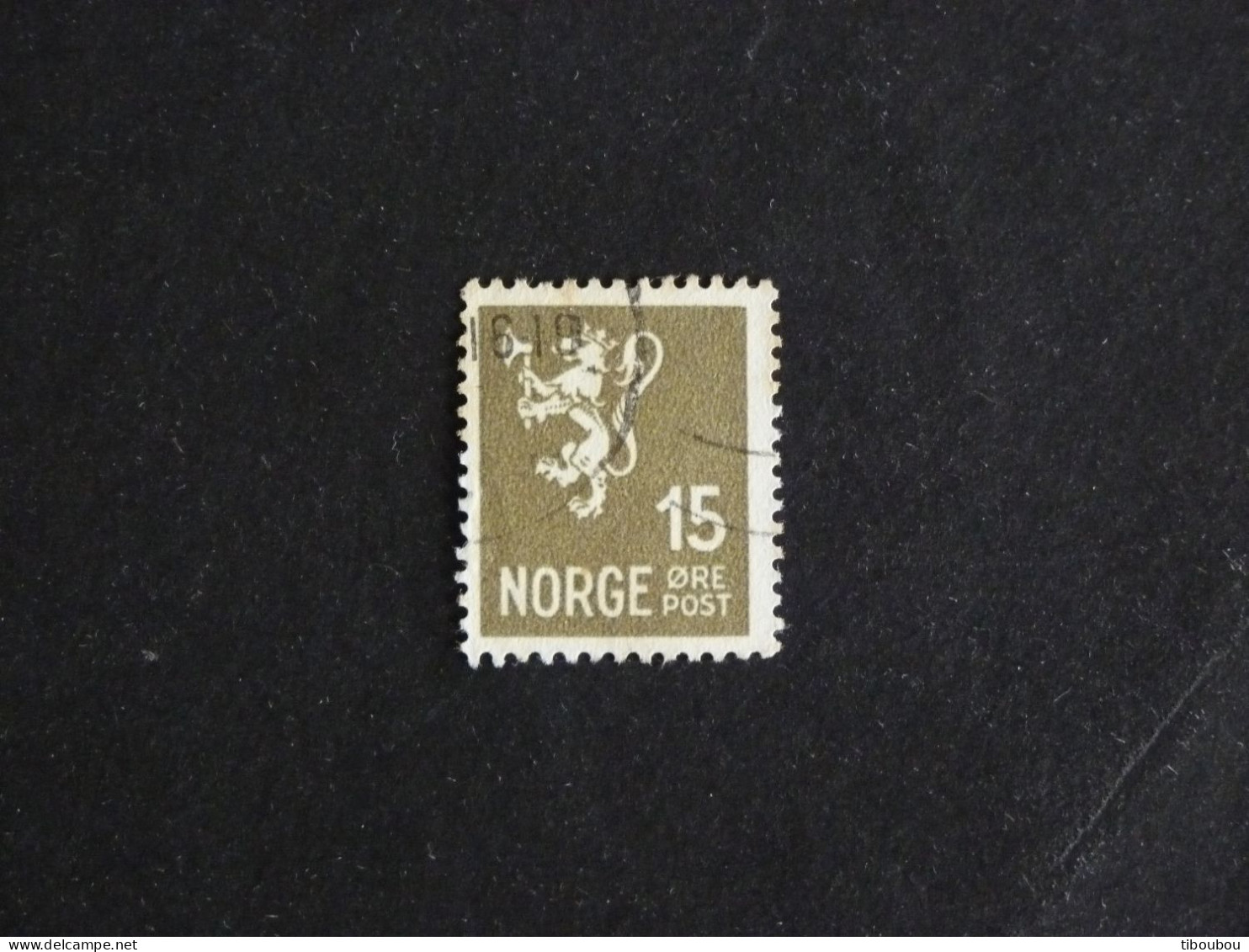 NORVEGE NORWAY NORGE NOREG YT 113 OBLITERE - LION HERALDIQUE - Usati