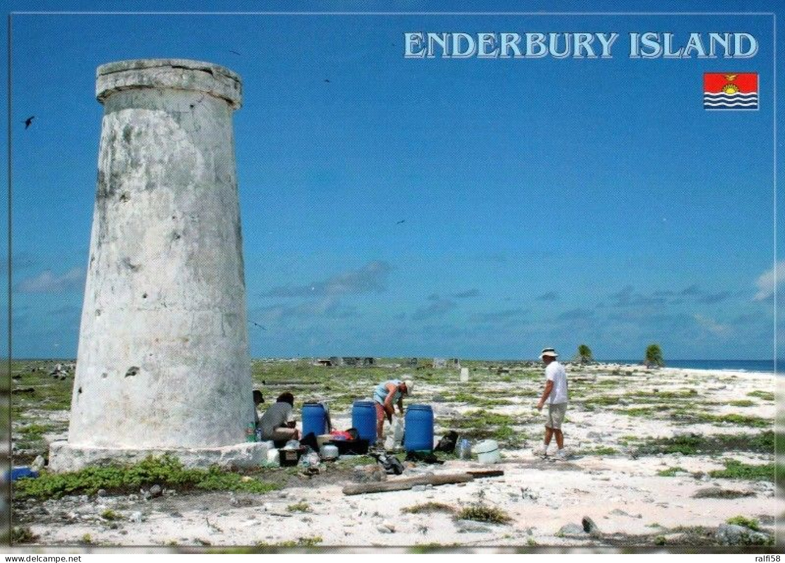 1 AK Kiribati * Enderbury Island, Die Insel Gehört Zum Meeresschutzgebiet Phoenixinseln - Seit 2010 UNESCO Weltnaturerbe - Kiribati
