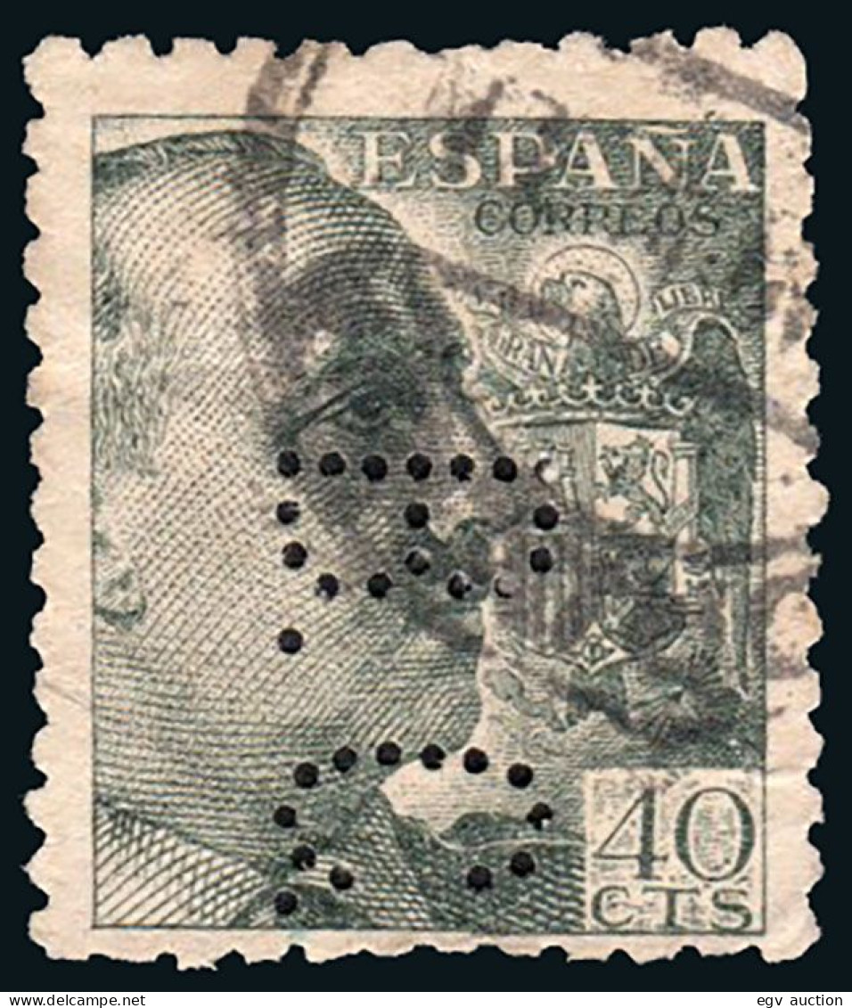 Madrid - Perforado - Edi O 925 - "B.C." - Oblitérés