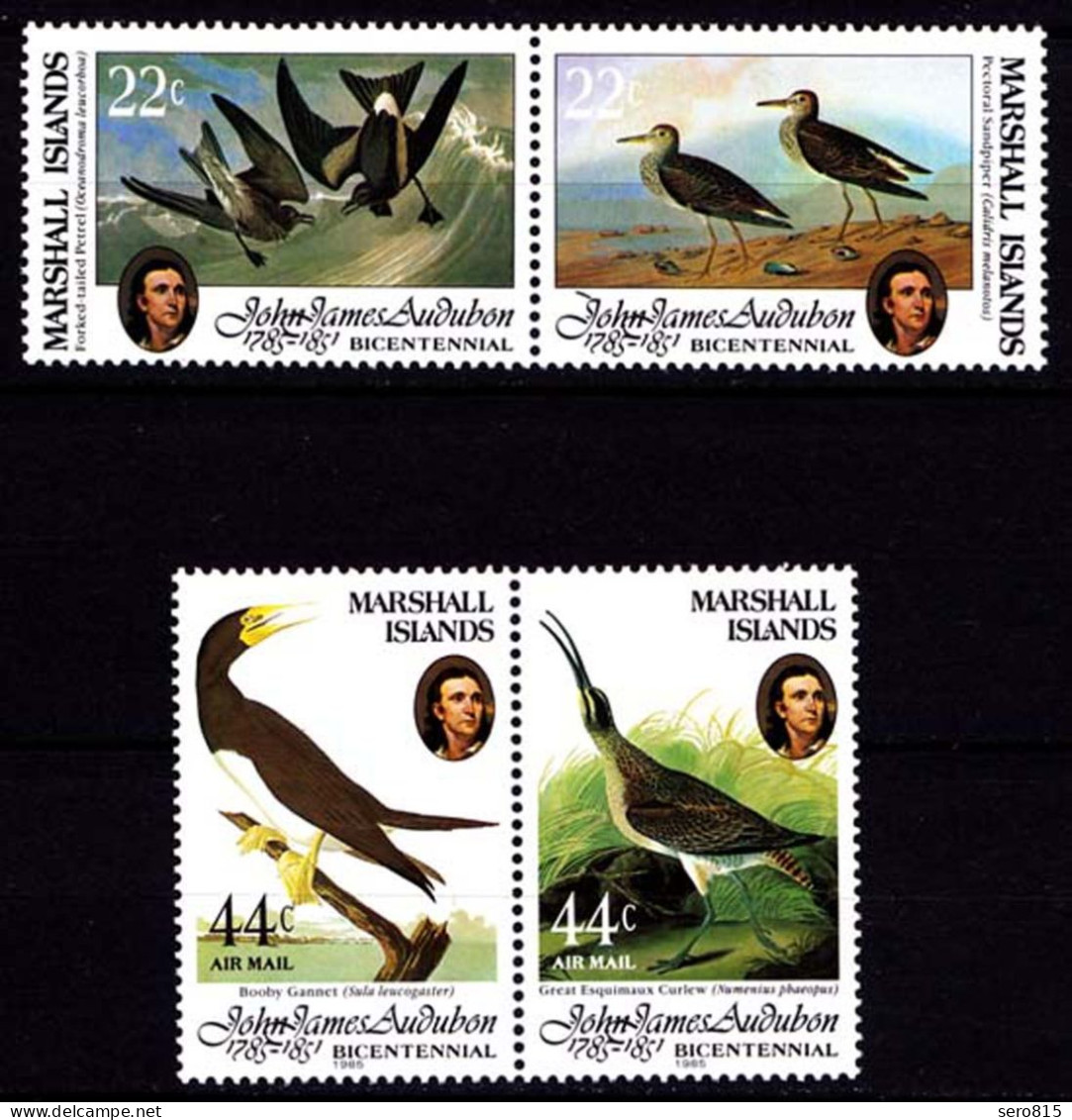 Marshall Islands 31-34 Vögel Birds Wildlife 1985 ** MNH    (9191 - Andere & Zonder Classificatie