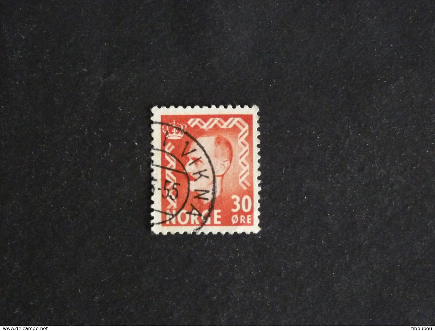 NORVEGE NORWAY NORGE NOREG YT 326A OBLITERE - ROI HAAKON VII - Used Stamps