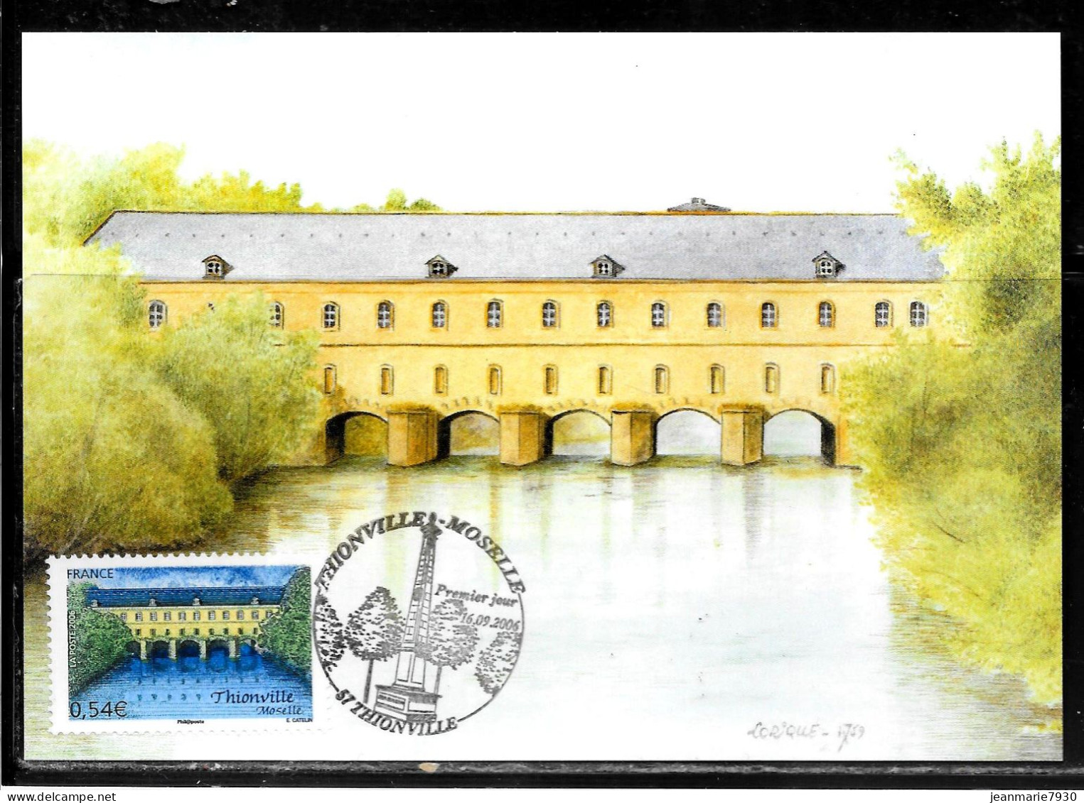 K164 - N° 3952 SUR CP DE THIONVILLE DU 16/09/06 - PREMIER JOUR - Commemorative Postmarks