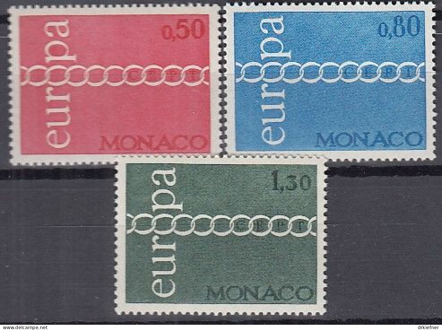 MONACO  1014-1016, Postfrisch **, Europa CEPT, 1971 - Ongebruikt