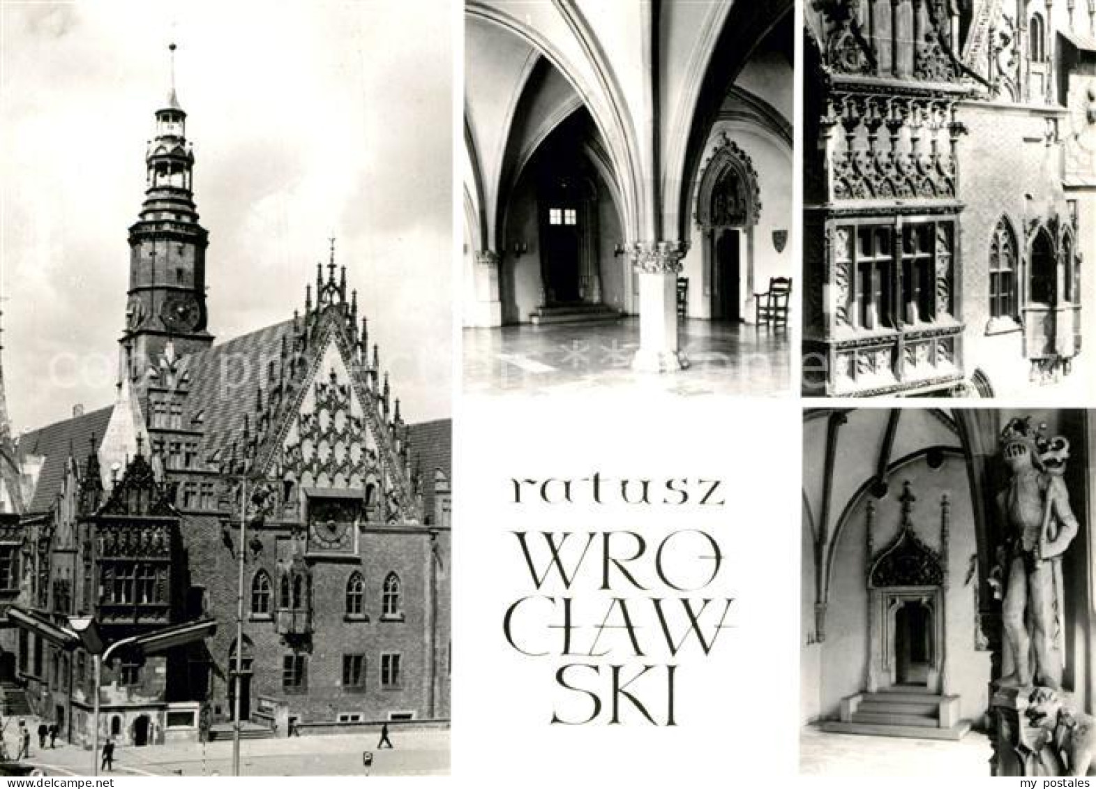 73224435 Wroclaw Rathaus Statue Wroclaw - Pologne