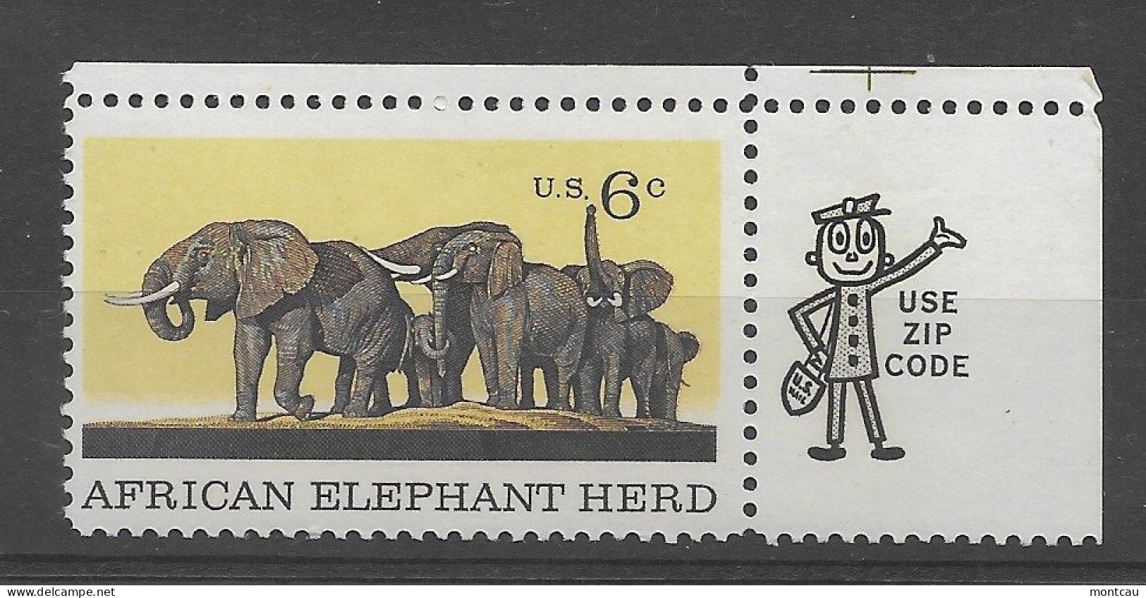 USA 1970.  Elephant Sc 1388  (**) - Neufs