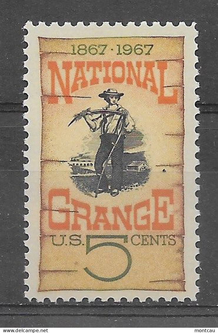 USA 1967.  Grange Sc 1323  (**) - Nuevos