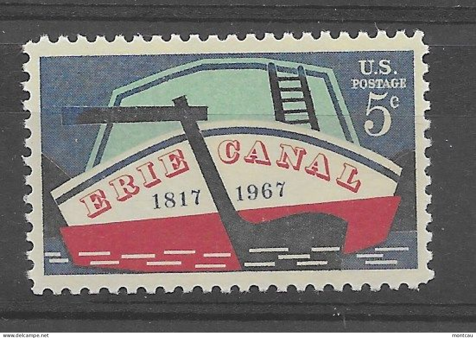 USA 1967.  Erie Canal Sc 1325  (**) - Unused Stamps