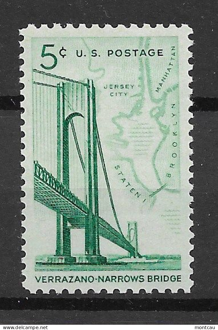 USA 1964.  Verrazano Sc 1258  (**) - Unused Stamps