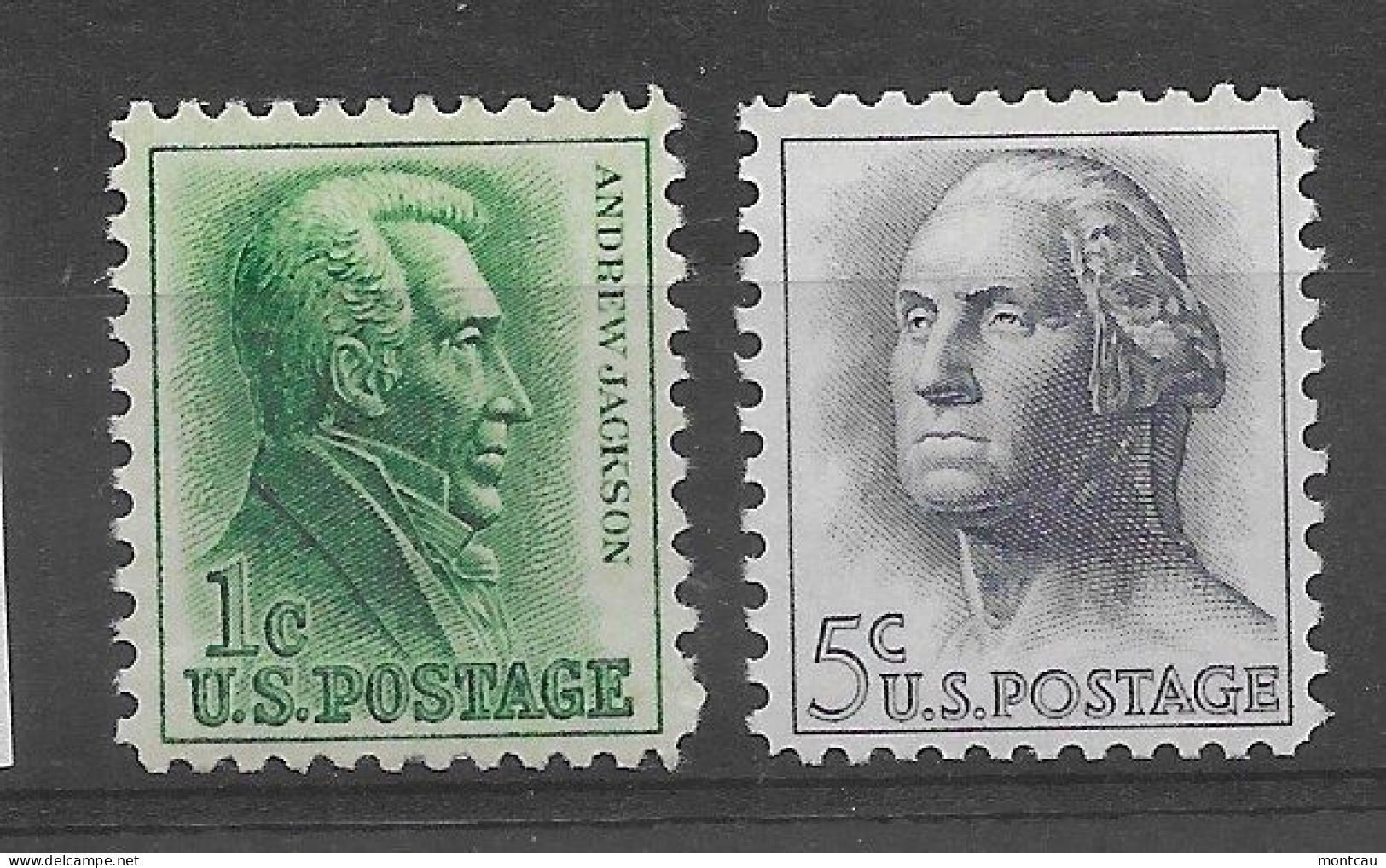 USA 1963.  Jackson Washhington Sc 1209-10  (**) - Unused Stamps