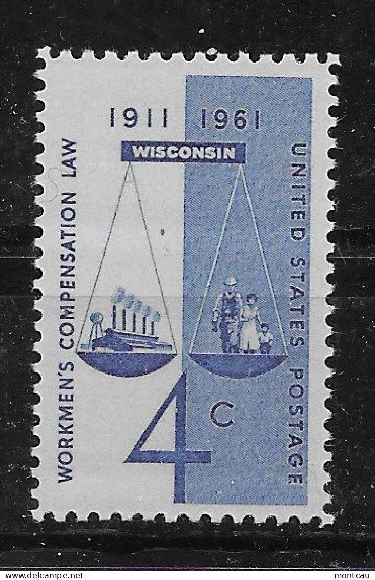 USA 1961.  Worksmen Sc 1186  (**) - Unused Stamps