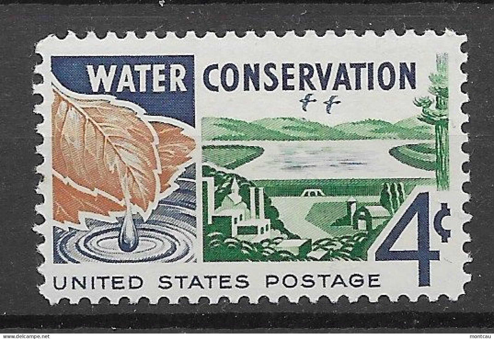 USA 1960.  Water Cons. Sc 1150  (**) - Ongebruikt