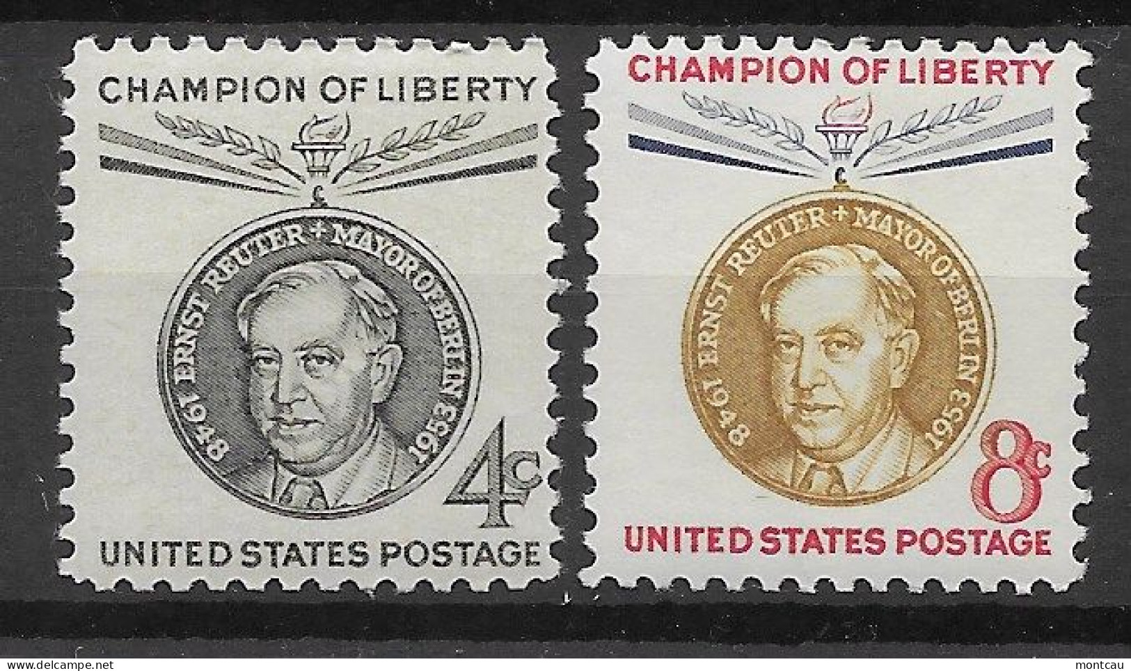 USA 1959.  Reuter Sc 1136-37  (**) - Unused Stamps