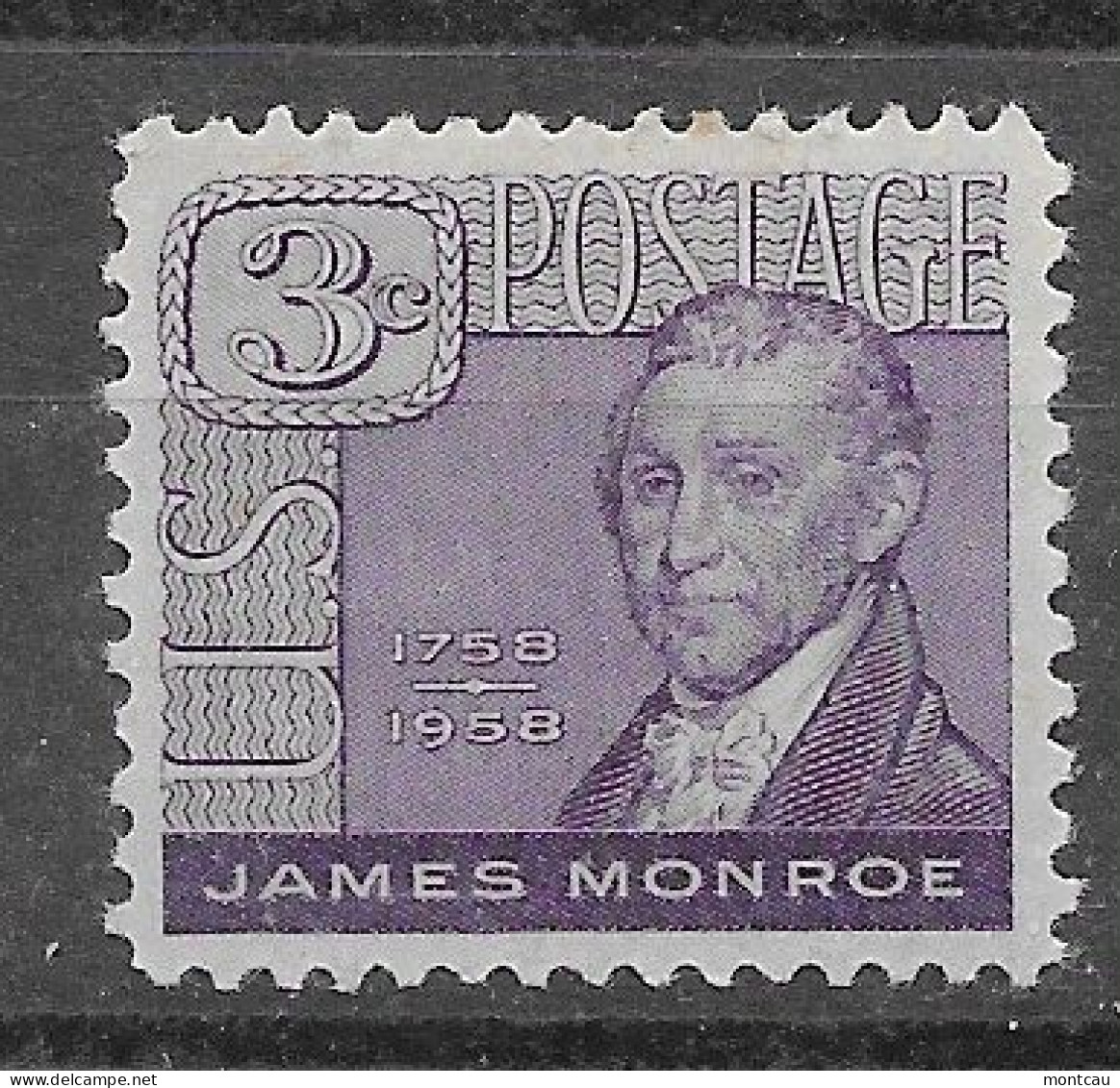 USA 1958.  Monroe Sc 1105  (**) - Unused Stamps
