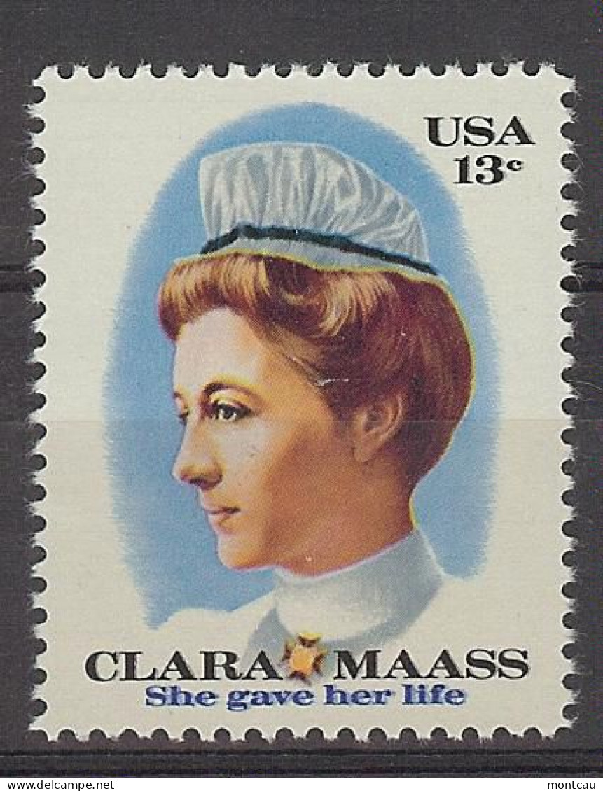 USA 1976.  Clara Maass Sn 1699  (**) - Unused Stamps