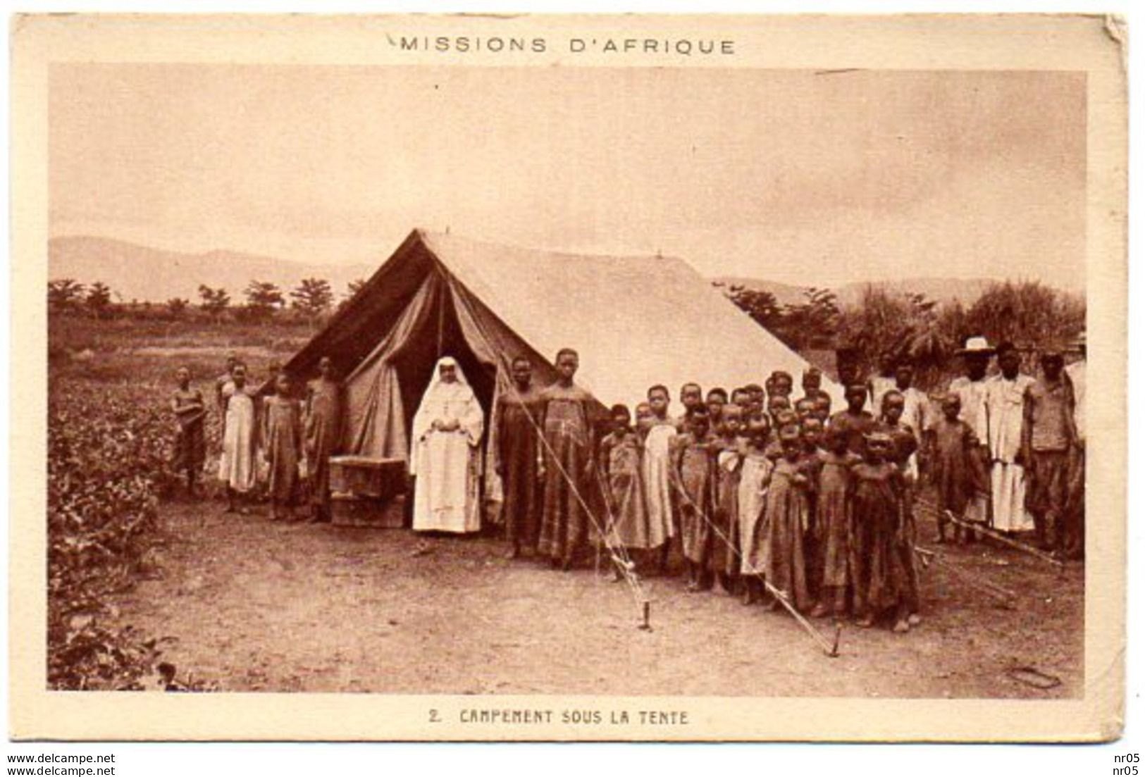 MISSIONS D'AFRIQUE - Campement Sous La Tente - Unclassified
